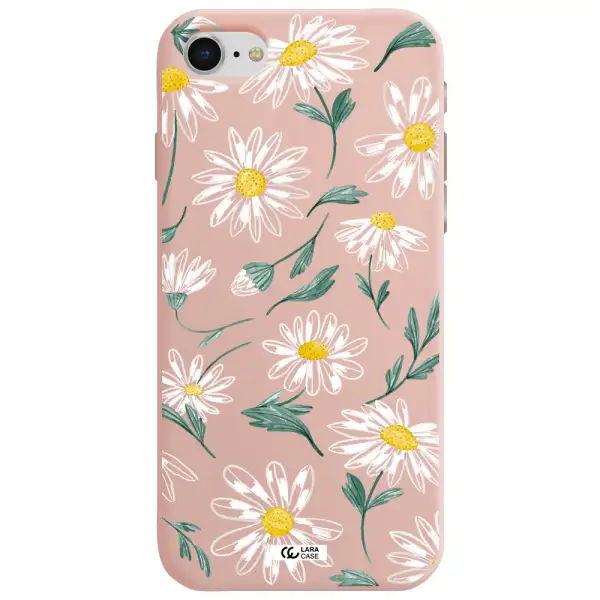 Papatia With Stem Apple iPhone se 2020 Silicone pastel pink Case