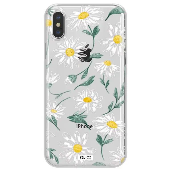 Papatia With Stem Apple iPhone XS max Clear TPU Case