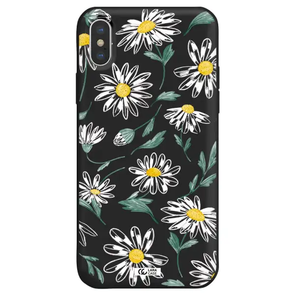 Papatia With Stem Apple iPhone XS Silicone black Case