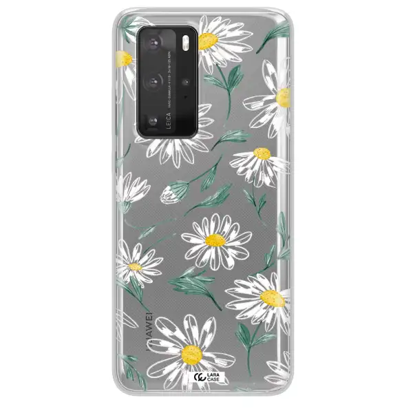 Papatia With Stem Huawei P40 Pro Clear TPU Case