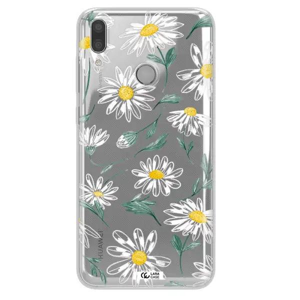 Papatia With Stem Huawei Y7 2019 Clear TPU Case