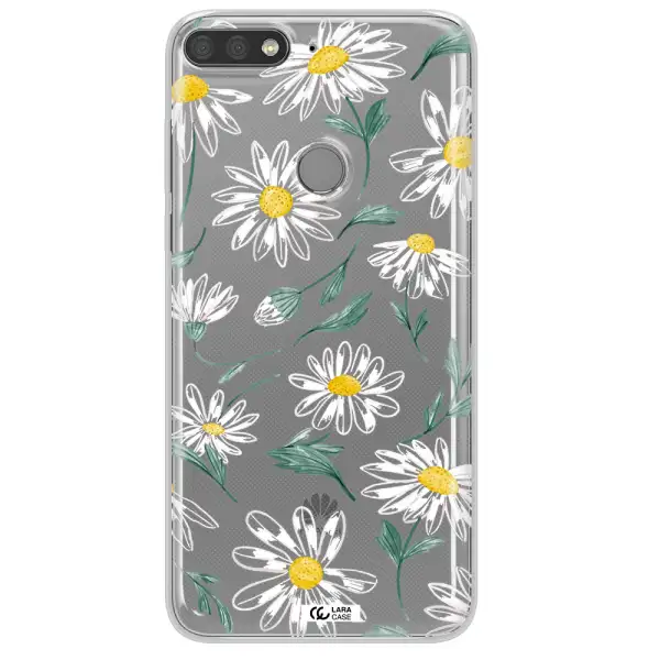 Papatia With Stem Huawei Y7 Prime 2018 Clear TPU Case