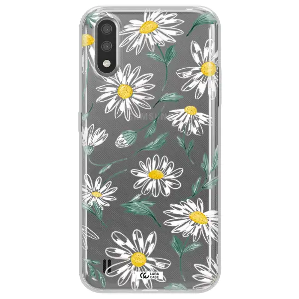 Papatia With Stem Samsung A01 Clear TPU Case