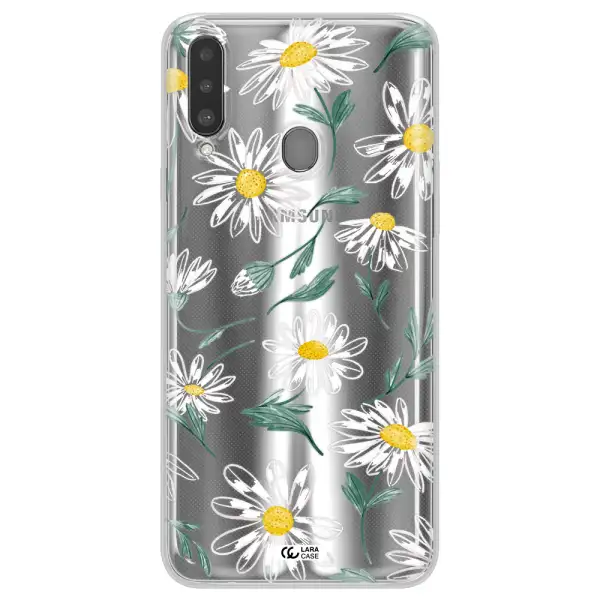 Papatia With Stem Samsung A20S Clear TPU Case