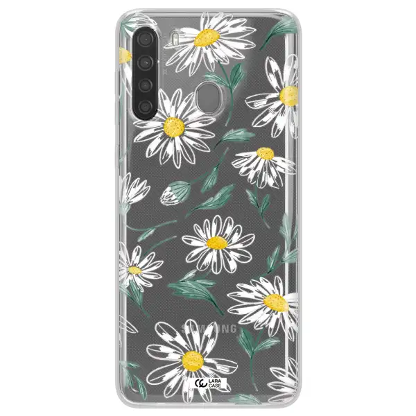 Papatia With Stem Samsung A21 Clear TPU Case