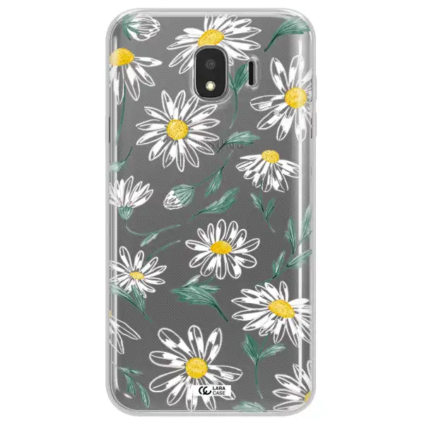 Papatia With Stem Samsung J4 Clear TPU Case