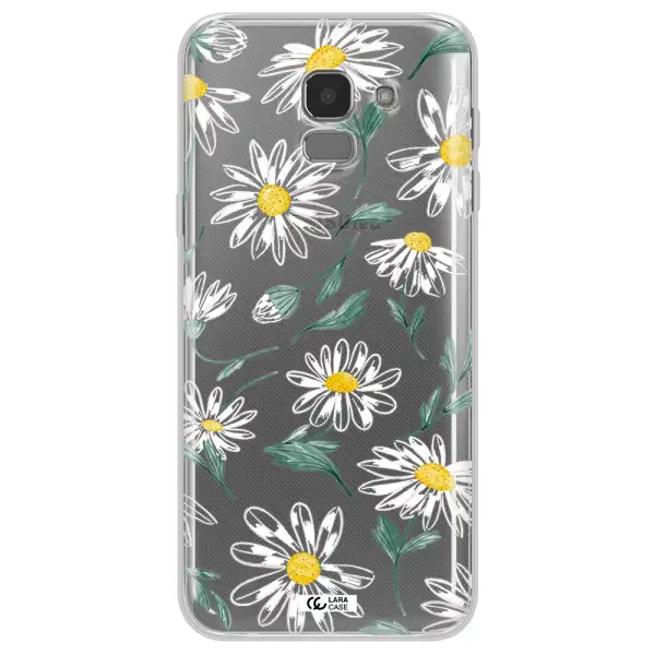 Papatia With Stem Samsung J6 Clear TPU Case