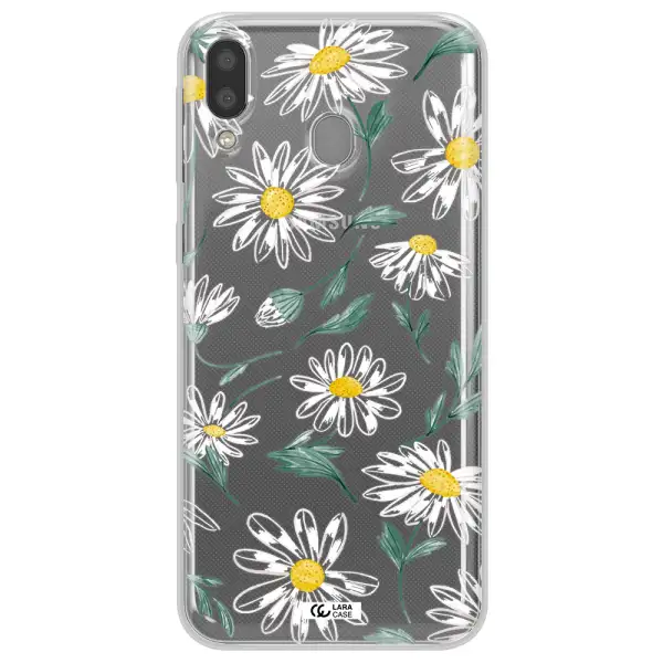 Papatia With Stem Samsung M20 Clear TPU Case