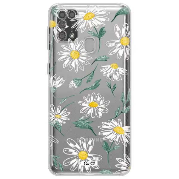 Papatia With Stem Samsung M31 Clear TPU Case