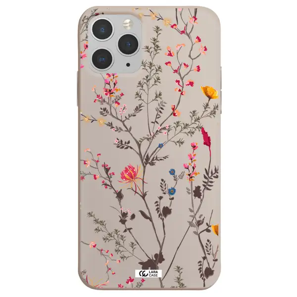 Miniature Flower Apple iPhone 11 pro max Silicone Stone Case
