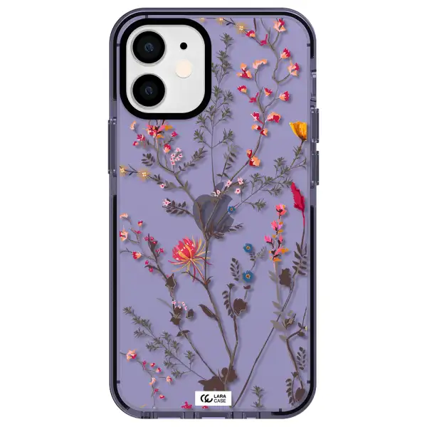 Miniature Flower Apple iPhone 12 mini impact Lilac Case