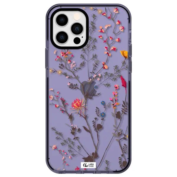 Miniature Flower Apple iPhone 12 pro impact Lilac Case