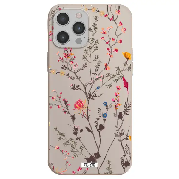 Miniature Flower Apple iPhone 12 pro max Silicone Stone Case