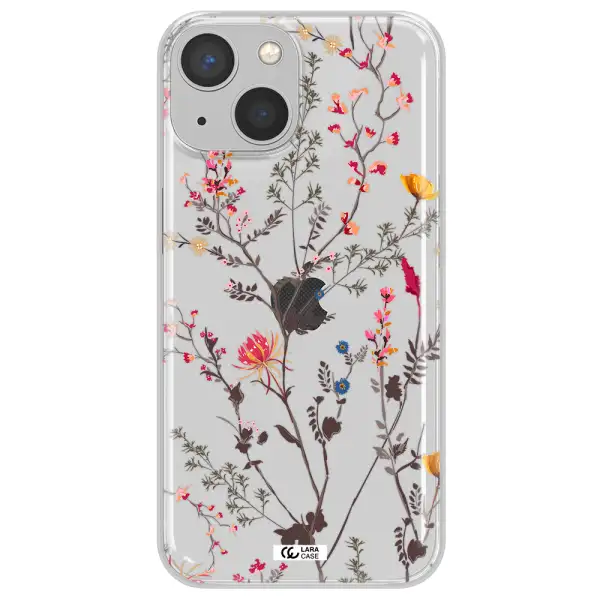 Miniature Flower Apple iPhone 13 Clear TPU Case