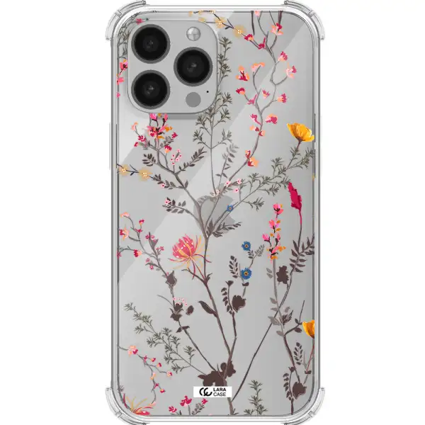 Miniature Flower Apple iPhone 13 Pro Max Clear PC Case