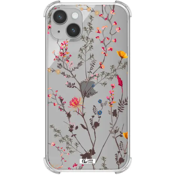 Miniature Flower Apple iPhone 14 Clear PC Case