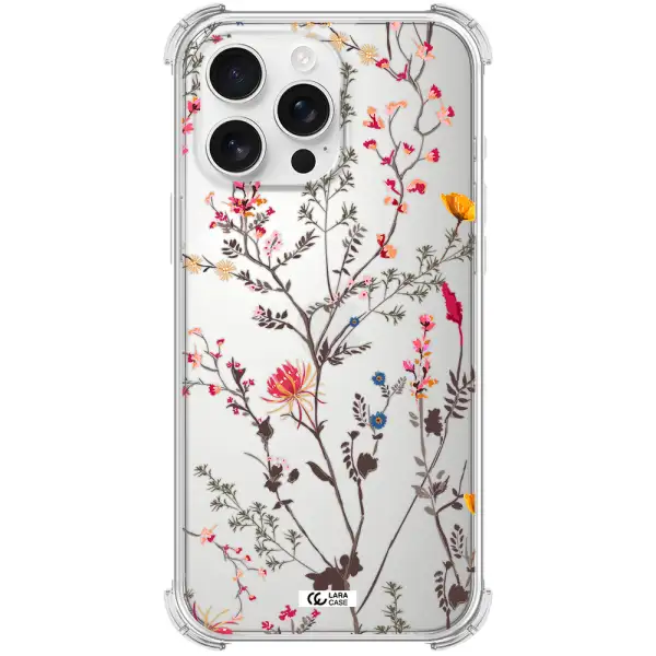 Miniature Flower Apple Iphone 16 Pro Max Clear Pc Case