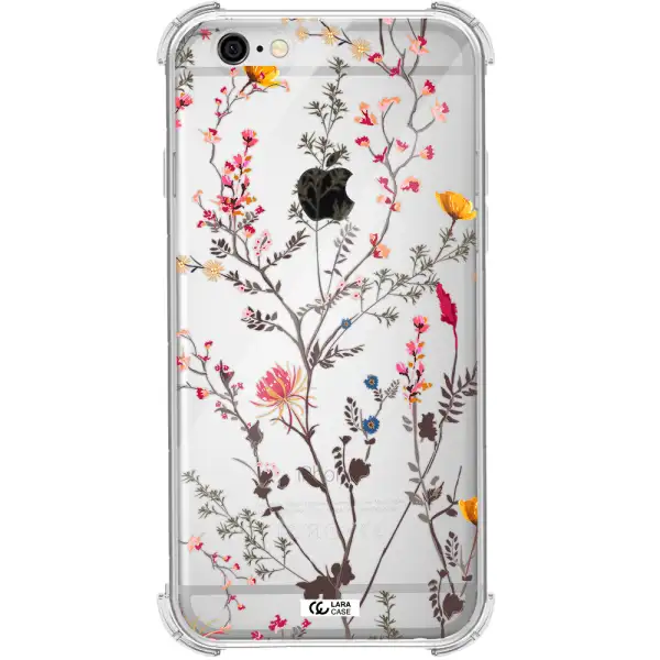 Miniature Flower Apple iPhone 6 Clear PC Case