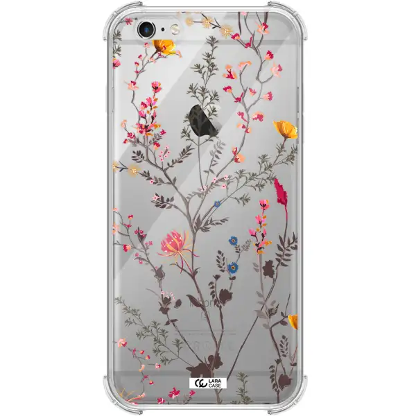 Miniature Flower Apple iPhone 6 plus Clear PC Case