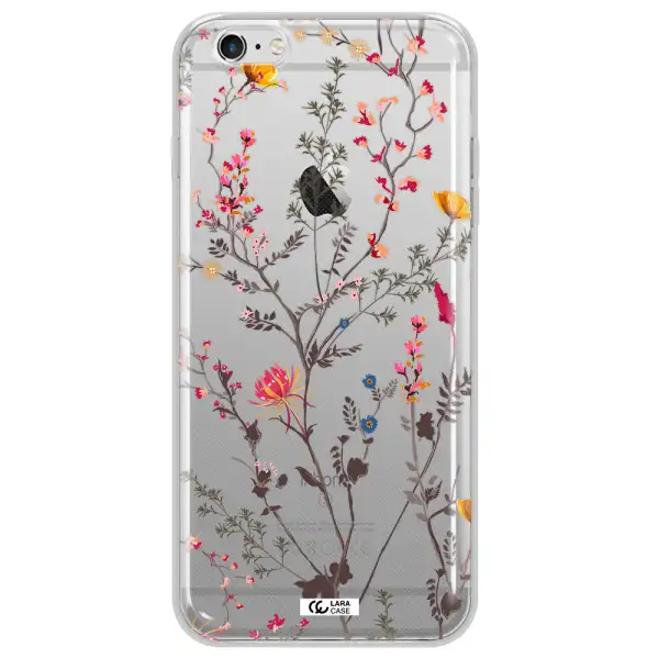Miniature Flower Apple iPhone 6S Clear TPU Case