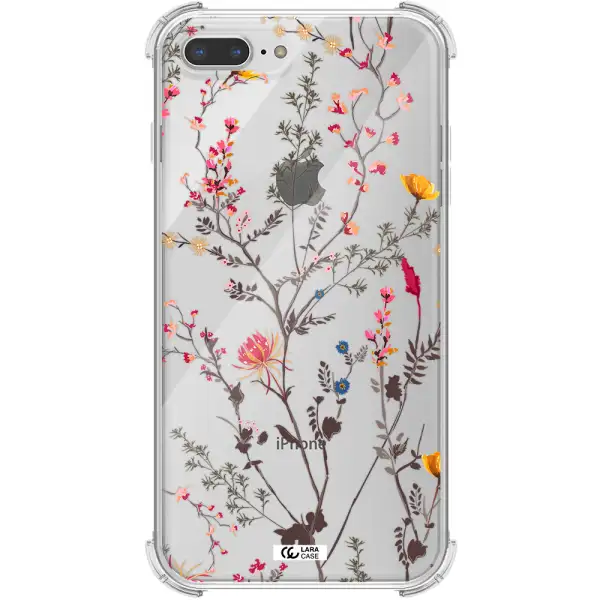Miniature Flower Apple iPhone 7 plus Clear PC Case