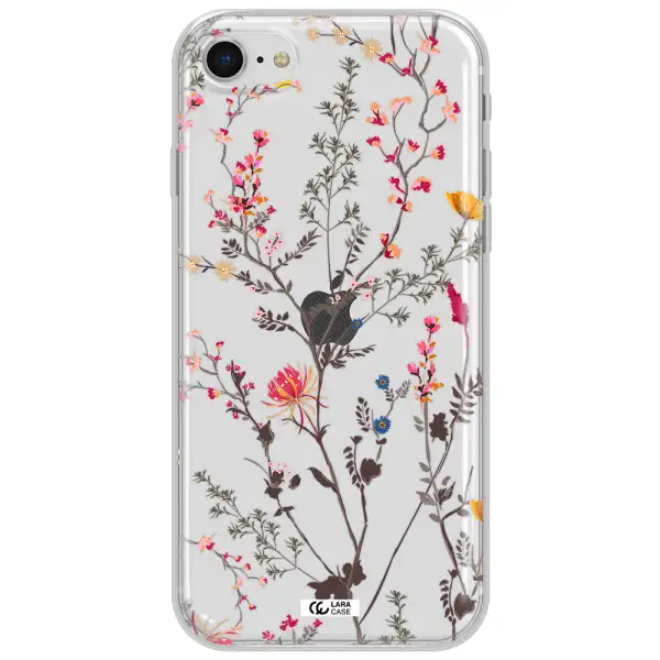 Miniature Flower Apple Iphone Se 2020 Clear Tpu Case