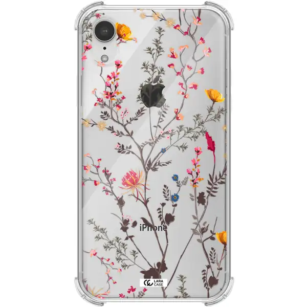 Miniature Flower Apple iPhone XR Clear PC Case