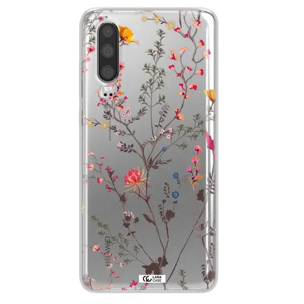 Miniature Flower Huawei P30 Clear TPU Case