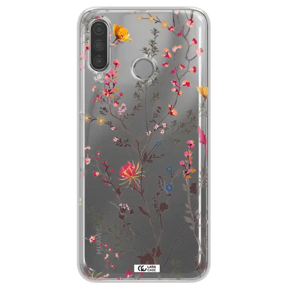 Miniature Flower Huawei P30 Lite Clear TPU Case