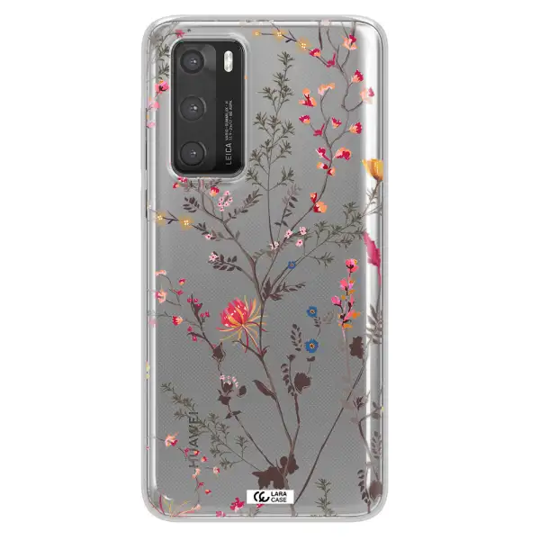 Miniature Flower Huawei P40 Clear TPU Case
