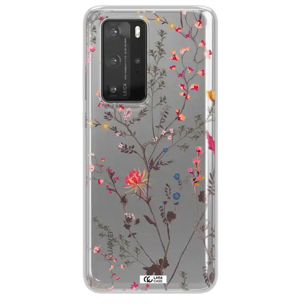 Miniature Flower Huawei P40 Pro Clear TPU Case