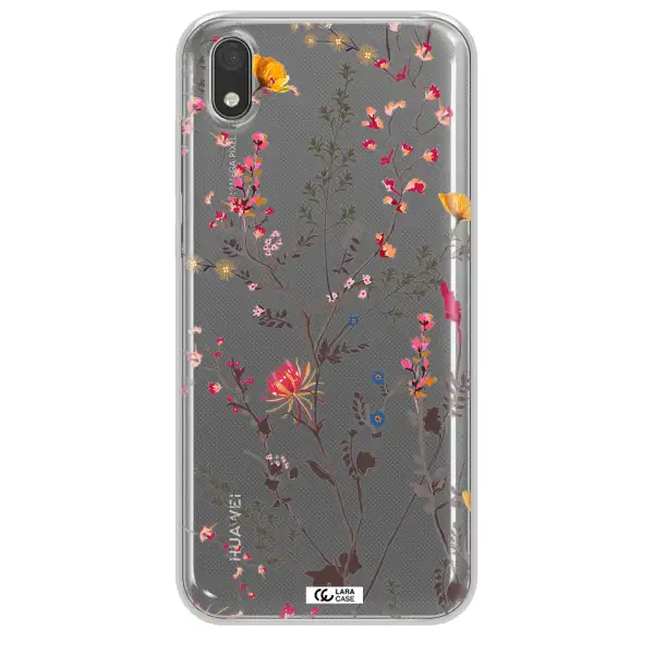 Miniature Flower Huawei Y5 2019 Clear TPU Case