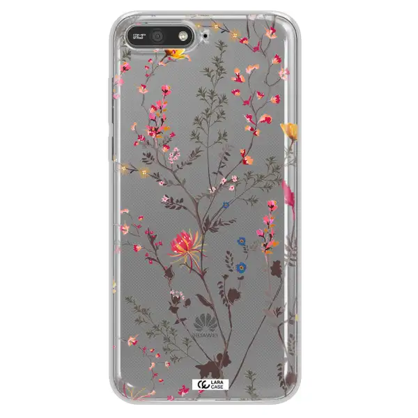 Miniature Flower Huawei Y6 2018 Clear TPU Case