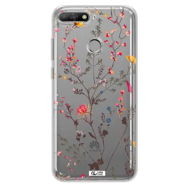 Miniature Flower Huawei Y6 Prime 2018 Clear TPU Case