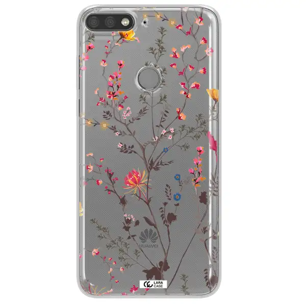 Miniature Flower Huawei Y7 Prime 2018 Clear TPU Case