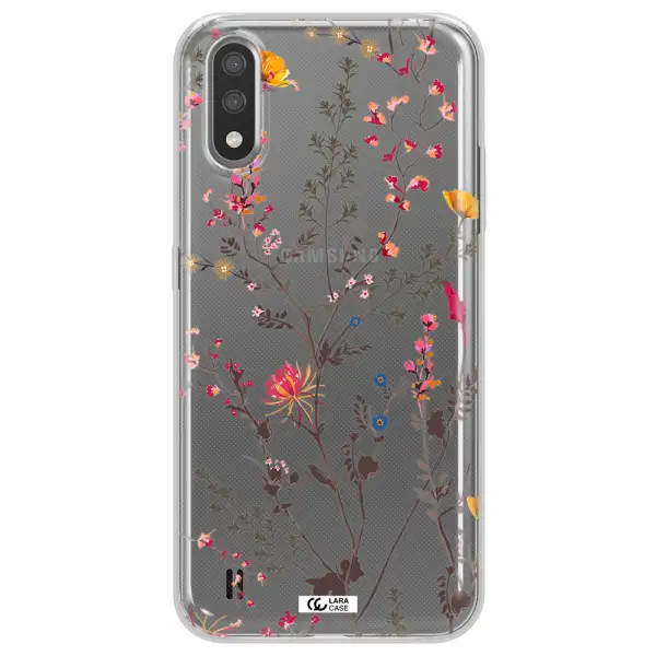 Miniature Flower Samsung A01 Clear TPU Case