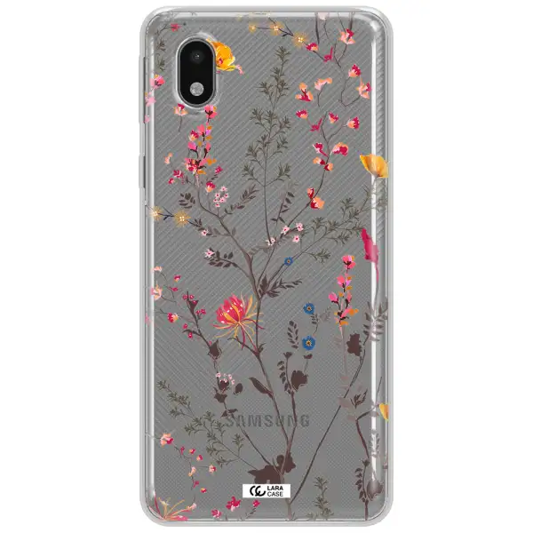 Miniature Flower Samsung A01 Core Clear Tpu Case