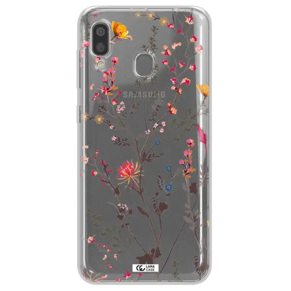 Miniature Flower Samsung A20 Clear TPU Case