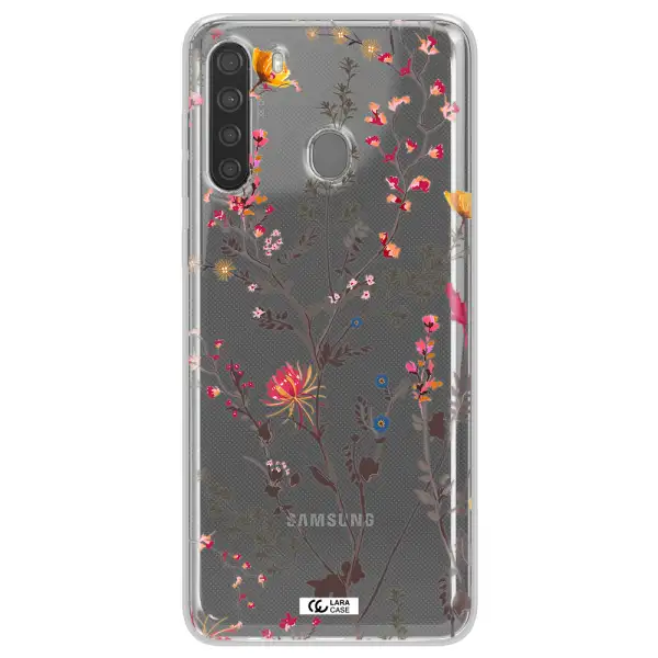 Miniature Flower Samsung A21 Clear TPU Case
