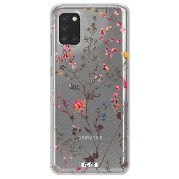 Miniature Flower Samsung A31 Clear TPU Case