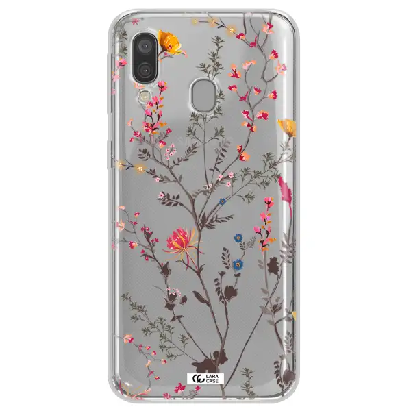 Miniature Flower Samsung A40 Clear TPU Case