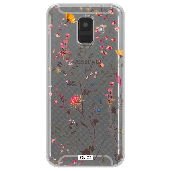 Miniature Flower Samsung A6 Clear TPU Case