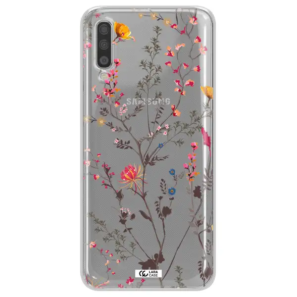 Miniature Flower Samsung A70S Clear Tpu Case