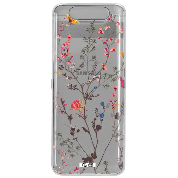 Miniature Flower Samsung A80 Clear TPU Case