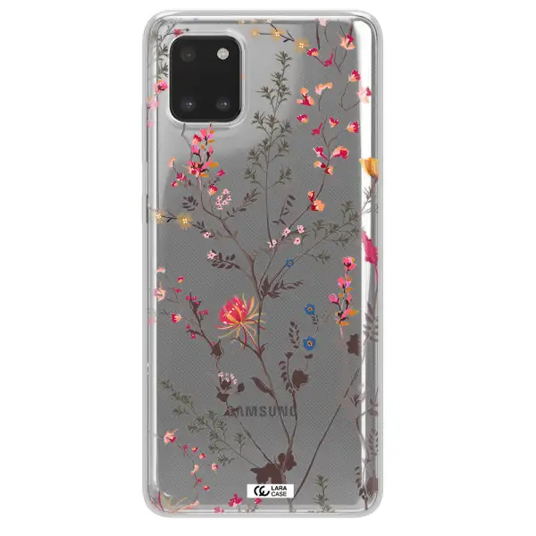 Miniature Flower Samsung A81 Clear TPU Case