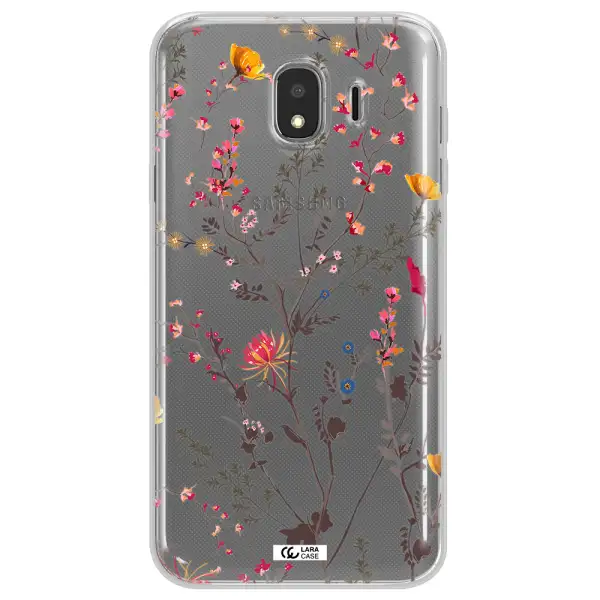 Miniature Flower Samsung J4 Clear TPU Case