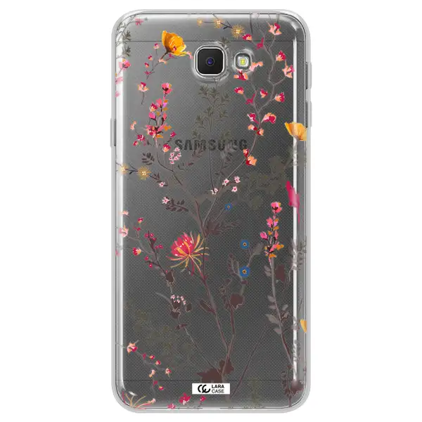 Miniature Flower Samsung J5 Prime Clear TPU Case