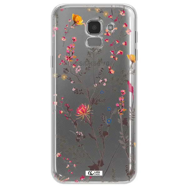 Miniature Flower Samsung J6 Clear TPU Case
