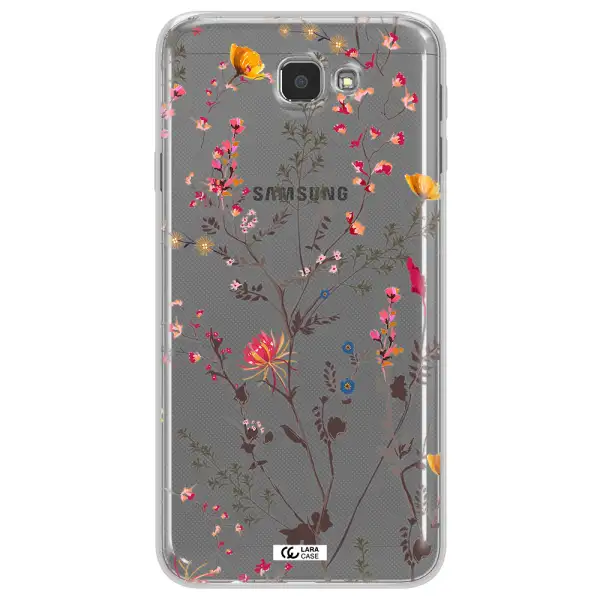 Miniature Flower Samsung J7 Prim Clear TPU Case