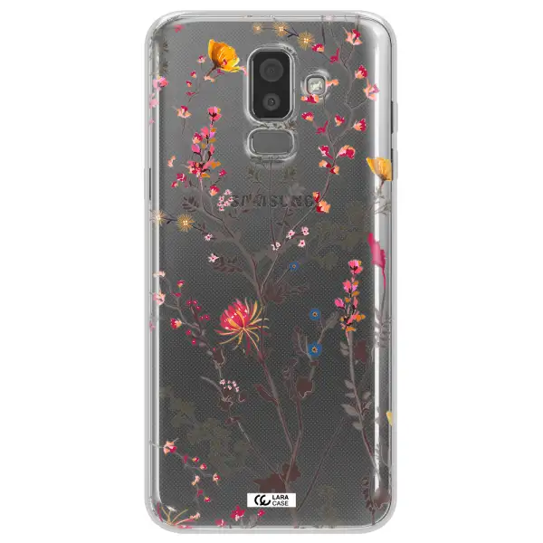 Miniature Flower Samsung J8 Clear TPU Case